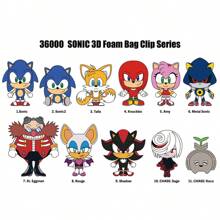 Sega Officially Licensed 3D Anime Character Series - 1pc Mystery Bulk Bag Clip Keychain Random One And Tails Or Other Characters For Mom And Friend Anniversary Gifts