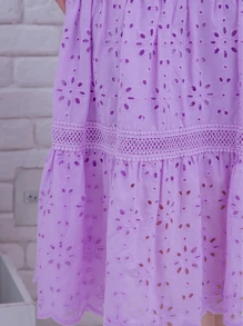 Women Dresses - Lilac - View 3