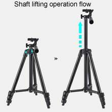 Multifunctional Video Gimbal Stabilizer Tripod - Black - View 5