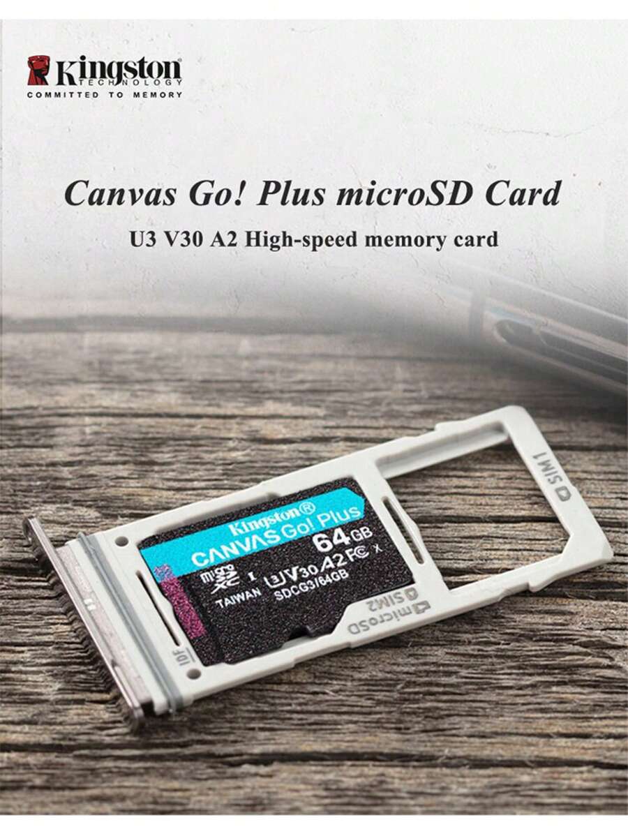 KINGSTON 1pc Kingston SDCG3 TF Storage Card 64GB/128GB/ 256GB Memory ...