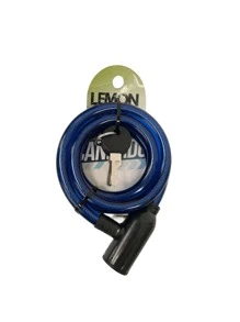 Candado Cadena para Motocicletas Bicicleta Delgado Llave Seguridad Bici moto anti robo antirobo seguro portatil - Azul - Ver 2