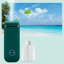 精油擴散器三檔可調芳香擴散器自動壁掛式和桌面雙用芳香療法機,供日常使用 - 綠色 - 查看 1