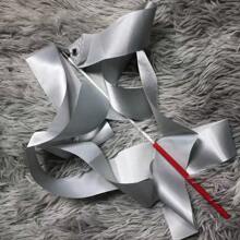 用於體操、藝術舞蹈、警棍舞、才藝展示等的律動舞蹈絲帶 - 銀色 - 查看 3