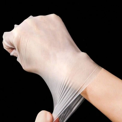 200 只一次性 TPE 食品接触弹性手套、厨房、浴室、家居、家居用品