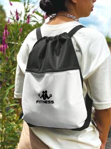 Men Tote Bags - 黑與白 - 查看 1