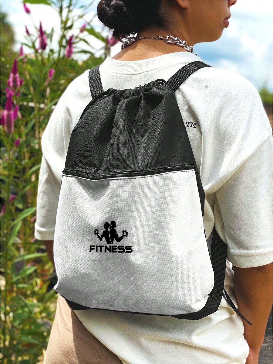 Men Tote Bags - 黑與白 - 查看 1