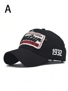 1pc Unisex Large Area Letter "Featur" Embroidered Fashion Baseball Cap - Multicolor - View 12