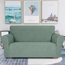 YSTYLE Sofa Cover 1/2/3/4 Seats With Armrests, Stretch Couch Cover, Heavyweight Winter Slipcover, Non-Slip Sofa Cover Washable - Green - View 3