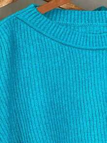 Women Sweater Co-Ords - 綠松石 - 查看 3