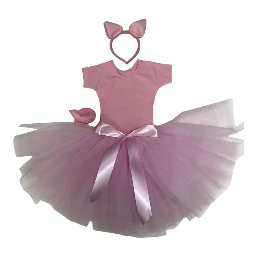 Young Girls Costumes - Pink - View 1