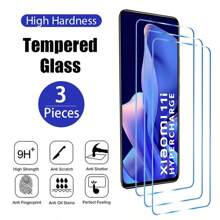 3pcs Tempered Glass Compatible With Xiaomi Mi 11 12 13 Lite 14 Screen Protector Compatible With Redmi Note 13 12 11 10 9 Pro 4G 5G 13C 13 12C 11 10C 9C 9A 10A Glass