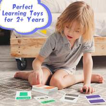 Preschool Flash Cards For Toddlers Ages 3 Years Old, 58 Pcs Alphabet Flash Cards Contains Letters, Colors, Shapes And Numbers, Learning Toy Educational Toys - Multicolor - View 6