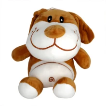 Peluche Perrito Café Suave 19 cm De Pura Ternura - Marrón - Ver 1