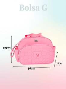 Maternity Bag Kit With Changing Mat Baby Boy Girl Unisex 3 Pieces - Baby Pink - View 5