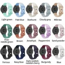 雕刻表带适用于三星 Galaxy Watch 6/4/Classic/5/Pro/3/Active 2 Leopard 硅胶手链 Gt 2 E 20 毫米 22 毫米 18 毫米表带 - 黑色 - 查看 4