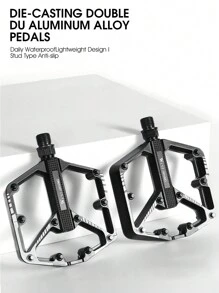 1pair West Biking Double Du Alloy Anti-Slip Bike Pedals For Mountain/Road Bicycles Cycling Accessory