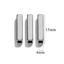 10入組不鏽鋼中空矩形管珠子,diy手鍊項鍊珠寶配件 - 管珠 - 查看 16