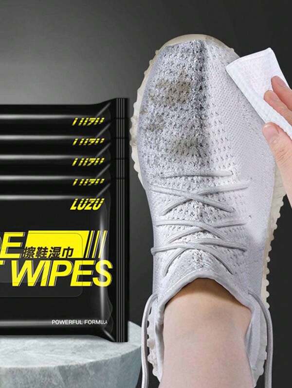 1 Stück, 12 Tücher, Einweg-sneaker-reinigungstuch Für Sportschuhe, Sportreinigungsmittel Für Outdoor-trekking