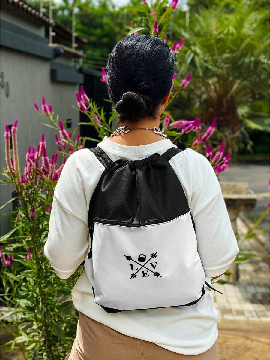 Men Tote Bags - Đen và trắng - Xem 1