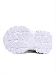 Girls' Casual Sneakers, Soft Leather Outdoor Running Shoes For Children, Autumn & Winter
