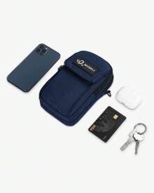 WATERFLY Small Shoulder Crossbody Bag: Travel Handbag Mobile Phone Bag Mini Belt Bag Hiking Fanny Waist Pack EDC Pouch For Men Women