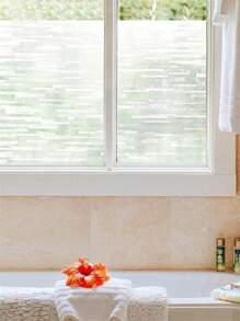 1捲窗戶隱私膜,霧面窗貼靜電覆膜不脫粘不透明可拆卸阻擋紫外線玻璃貼禮居室適用