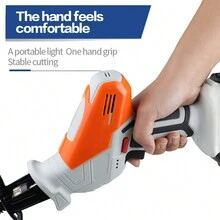 Không dây Reciprocating Nhìn thấy Tương thích với 18V Pin Có thể mang đi Điện lực Nhìn thấy Tay Nhìn thấy Nhìn thấy Đối với Gỗ kim loại Đông cứng Thịt - trái cam - Xem 10