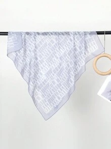 1 Miếng Đơn giản In ấn 70x70cm Hình vuông Khăn quàng cổ , Mùa Xuân Hàng mới đến Của phụ nữ Khăn rằn Khăn quàng cổ , Thắt lưng , Ví Đồ trang trí , Dây buộc tóc , Thời trang Cái cổ Khăn quàng cổ - Bụi tím - Xem 4