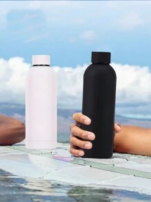 1 件 750 毫升不锈钢保温水瓶，小口径，大容量，磨砂表面，适合户外运动和返校 - 750ml - 查看 1