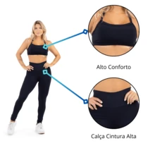 Women Sports Sets - 黑色 - 查看 2