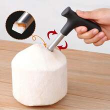 輕鬆使用這個不銹鋼多齒椰子打孔工具打開椰子！ - 銀色 - 查看 2