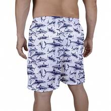 Men Beach Shorts - màu đen - Xem 3