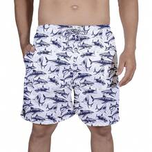 Men Beach Shorts - màu đen - Xem 1