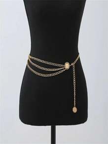 Łańcuszek do ciała w kształcie słonecznika