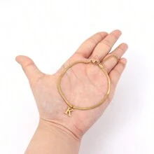 A-z 字母女士不鏽鋼鏈腳鏈,女士珠寶禮物