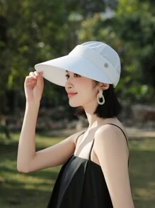 1頂寬邊可拆式帽頂棒球帽,適用於女性、男性的戶外遮陽帽,防uv夏季漁夫帽 - 彩色 - 查看 4