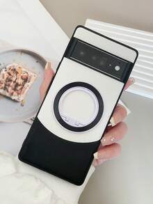 1 Miếng Vải Mẫu TPU + chất liệu da PU Chống rơi Vỏ bảo vệ Với Mạ điện CD Kết cấu Hút từ tính Dấu ngoặc , Thích hợp Đối với Điểm ảnh Điện thoại - Nhiều màu - Xem 2