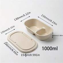 Caja De Comida, Lonchera, Contenedor Para Llevar Para Bocadillos, Sushi Y Ensalada