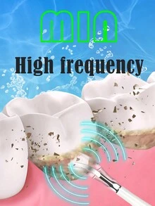 Ultrasonic Tooth Cleaner, Battery-Powered(Excluding Battery) - Black - View 9