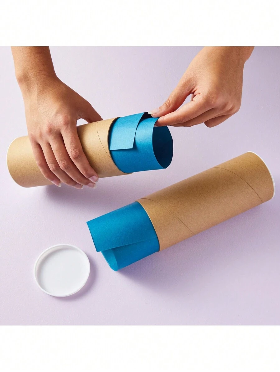 10Pack Mailing Tubes With Caps For Packaging Posters, 3x7 Inch Round