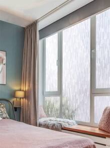 1捲窗戶隱私膜,霧面窗貼靜電覆膜不脫粘不透明可拆卸阻擋紫外線玻璃貼禮居室適用