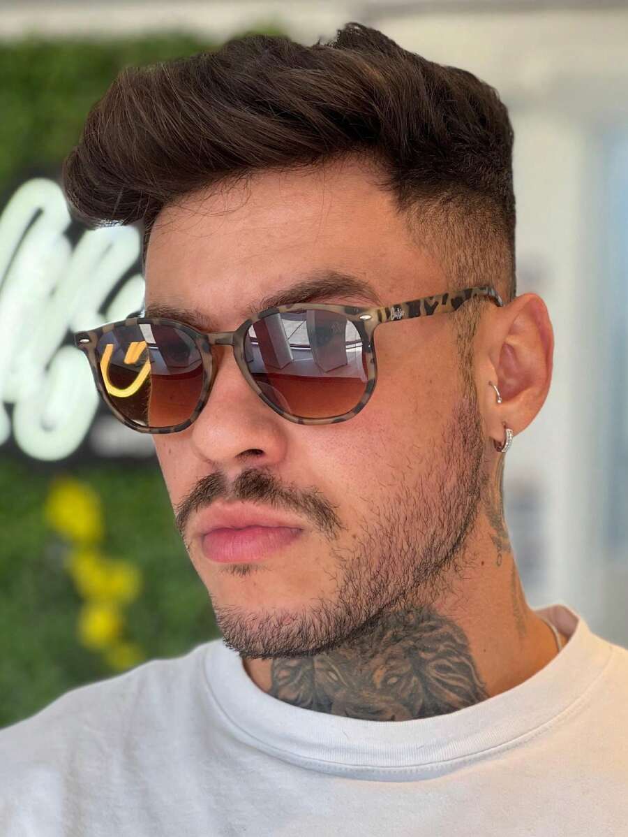 Men Sunglasses - 巧克力棕 - 查看 1