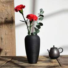 Nordic Modern Creative Ceramic Vase Ornament Craft Decoration For Home Living Room Tv Cabinet Display Flower Arrangement Gifts Birthday Graduation Home Decor Room Decor Flower Vase Glass Vase - Black - View 4