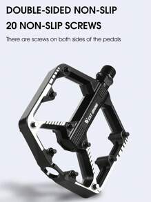 1pair West Biking Double Du Alloy Anti-Slip Bike Pedals For Mountain/Road Bicycles Cycling Accessory
