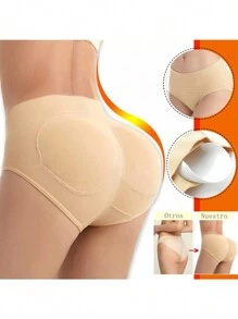Bragas para Mujer Levantamiento de glúteos Sexy,  Calzones Pantalón para Dama Levanta Glúteos ,  Calzones De Mujer Panty Levantamiento de glúteos Invisible,  Calzones De Algodon Glúteos Dama ,  Bragas con relleno levanta gluteos,  Culo postizo relleno aumenta lenceria de braguitas - Albaricoque - Ver 10