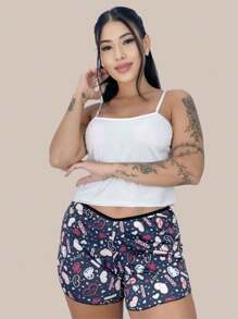Women Pajama Sets - Multicolor - View 4