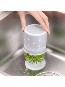 Phòng bếp Bồn rửa chén Sự Hút Bàn chải làm sạch Cốc Cái cốc Cốc tròn có quai Lau sạch Chải - màu xanh lá - Xem 6