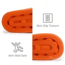 Comfort Slides Sandals Ultra-Soft Slippers Extra Soft Cloud Shoes Anti-Slip Cool - Black - View 9