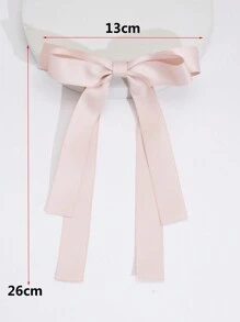 مشبك شعر بفيونكة شريط طويل على طراز الجنية، إكسسوار شعر أنيق وعملي لأي مناسبة، هدية عيد الحب الجميلة، مشابك شعر، مشابك شعر، مشابك شعر، ملابس شتوية للنساء، فيونكات، إكسسوارات شعر