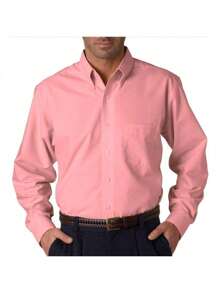 Men Shirts - 粉色 - 查看 1